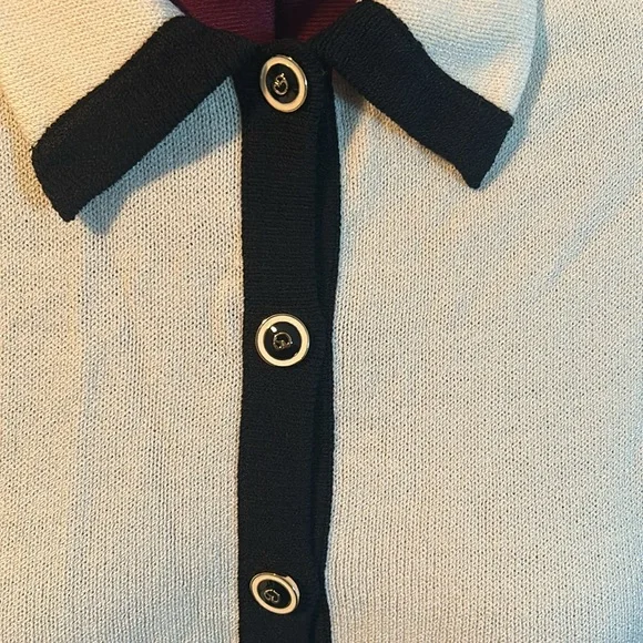 St. John tan and black jacket size 12 - Picture 2 of 5